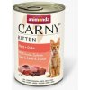 Animonda CARNY® cat Kitten hovädzie mäso a morka bal. 12 x 400 g konzerva