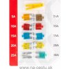 Autopoistky nožové mini s led diódou 10 ks