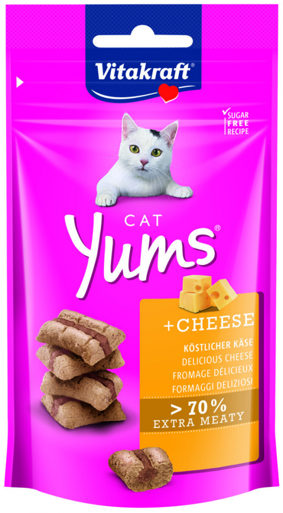 Vitakraft Cat Yums maškrty Syr 40 g