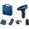 BOSCH GSR 120-LI PROFESSIONAL Vŕtací skrutkovač 2x 2.0Ah, 23-dielna sada bitov 06019G8002