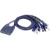 ATEN CS64US 4 porty prepínač KVM VGA USB 2048 x 1536 Pixel; CS64US