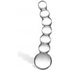 Glas - Curved Glass Beaded - Sklenené Dildo