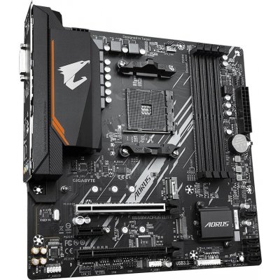 GIGABYTE B550M AORUS ELITE / AMD B550 / AM4 / 4x DDR4 / 2x M.2 / DVI-D / HDMI / mATX