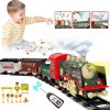SÚPRAVA VLAKOV HRAČKY PRE DETI S DYMOM A ZVUKMI, ELEKTRICKÝ VLÁČIK