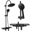 REA REA - Sprchový set s batériou 150mm Vigo čierny REA-P7001