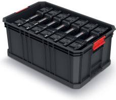 Kistenberg Modular Solution box so 7 organizérmi 52x32,9x21cm KMS553520R7-S411 čierny