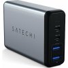 Satechi USB-C 75W Dual Power Delivery Travel Charger - Space Gray ST-MC2TCAM-EU