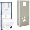 Závesné WC set GROHE Solido Bau Ceramic vr. WC dosky 36531000