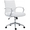 Kancelárske kreslo Oakland z umelej kože, biela