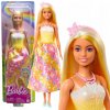 BÁBIKA BARBIE Princezná s dlhými vlasmi so žltými pramienkami HRR09