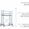 RUX MOBILO 800 4,5 m 260 cm