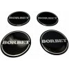 NÁLEPKY ZNAČKY EMBLÉMY NA DISKY BORBET 50 MM