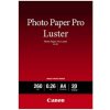 Canon Photo Paper Pro Luster, LU-101, foto papier, lesklý, 6211B006, biely, A4, 260 g/m2, 20 ks, inkoustový