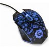 Genius GEMBIRD myš MUS-6B-GRAFIX-01, černá s grafickým potiskem, USB