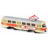 Rappa Kovová česká retro tramvaj 16 cm PRAGUE