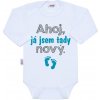 Body s potlačou New Baby Ahoj, já jsem tady nový.