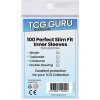 TCG Guru Card Sleeves - 100 clear inner sleeves Precise Fit - 64 x 89 mm (Standard Size)