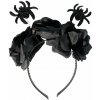 Čelenka Halloween čierna