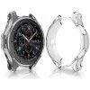 eses Ochranné silikónové puzdro pre Samsung Galaxy Watch 4 - 40/42/44/46 mm Veľkosť púzdra: 42, Farba: priehľadná