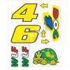 QUATTROERRE NÁLEPKA KORYTNAČKA VR46 DOC