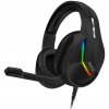 CONNECT IT | CONNECT IT CHP-3595-BK - LED RGB Herné káblové slúchadlá s mikrofónom čierna | TD0052