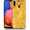 Picasee silikónový prehľadný obal pre Samsung Galaxy A20s - Gold