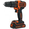 BLACK+DECKER Náradie - 18V AKU vŕtačka s príklepom, 1x aku 1,5 Ah Li-Ion, nabíjačka BDCHD18-QW
