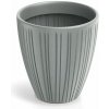 Prosperplast Terasové kvetináče Květináč FERO ROUND TFRO30M 30x32cm betonová šedá