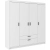 Šatníková skriňa ELENA 4D Biela
