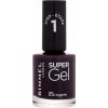 Rimmel Super Gel Nail Polish #064 Plum Pudding lak na nechty 12 ml Fialový