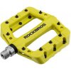 Pedále ROCKBROS Pl Lsl Flat Nylon v žltozelenej farbe Žltá