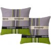 Textilomanie Súprava 2 ks dekoračných návlekov na vankúš DANIELA 45x45 cm, zelená