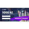 Darčekový poukaz v hodnote 1000 Sk Verze: Tištěný poukaz