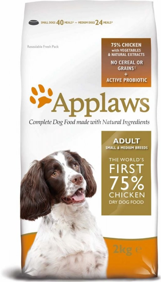 Applaws Dry Dog Chicken Small & Medium Breed Adult 2 kg