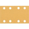 Bosch Brúsny papier EXPERT C470 s 8 otvormi pre orbitálne brúsky 80 x 133 mm, zrnitosť 100, 10 ks 2608900880