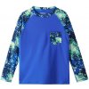 Detské UV tričko s dlhým rukávom Reima Kroolaus modrá 164