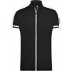 DAIBER JN 454 / Pánske cyklistické tričko so zipsom - black XL