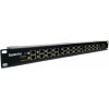 Oem Patch panel POE Gigabit cat.5e 12p 1U Black 19