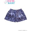Detské kraťasy New Baby Zebra modré