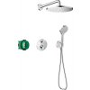 Hansgrohe Croma - Sprchový systém 280 1jet s termostatom Ecostat S, chróm 27954000