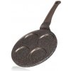 Pánev Banquet na 4 lívance s nepřilnavým povrchem Granite Dark Brown 26 cm