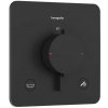 Hansgrohe Ecostat Comfort Q Termostatická batéria pod omietku, na 2 spotrebiče, matná čierna 33717670-HG
