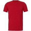 Canvas Unisex tričko CV3413 Solid Red Triblend S