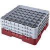 Cambro Kôš Camrack 49 pozícií, výška pohára 13,2 cm - Červená| TOM, R-49S434-163