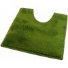 ROUTNER Kúpeľňová predložka UNI COLOR Zelená 10113 - Zelená / 60 x 60 cm WC s výkrojom 10113