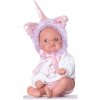 Antonio Juan 85105-2 Jednorožec fialový - realistická bábika bábätko s celovinylovým telom - 21 cm