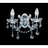 Searchlight - 399-2 Marie Therese - svietidlo krištáľové nástenné - chróm