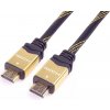 PremiumCord designový HDMI 2.0 kabel, zlacené konektory, 5m (kphdm2q5)