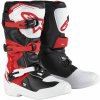 topánky TECH 3S YOUTH, ALPINESTARS, detské (biela/čierna/červená, vel. 35,5)