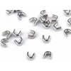 Koncovka na špirálový a kovový zips No 3, 5, 8, 10 horná - 10 g 6 (10 mm) nikel